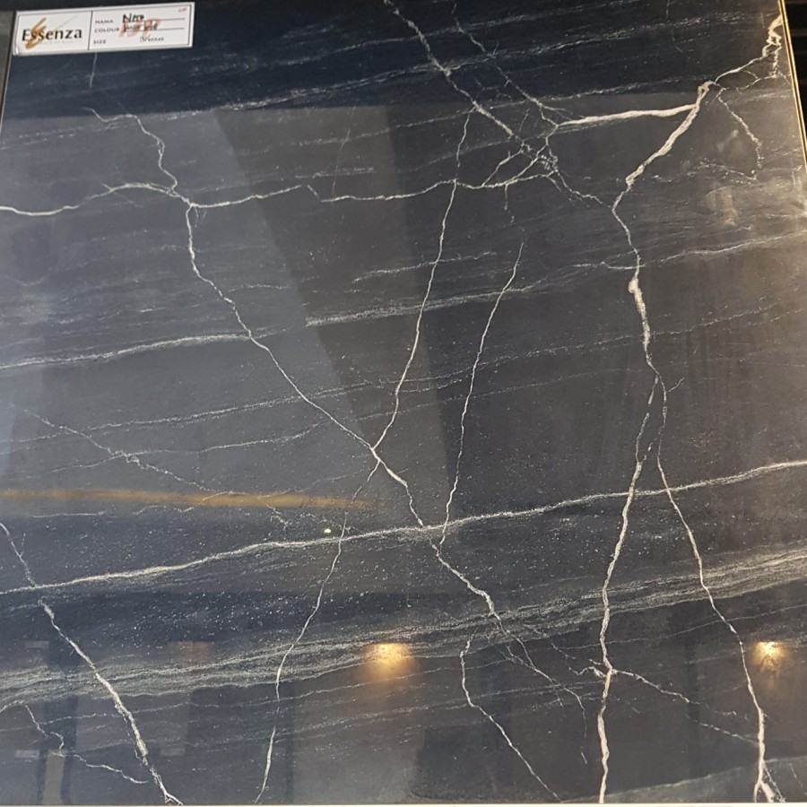 Essenza Nero Marble Glossy 60x60